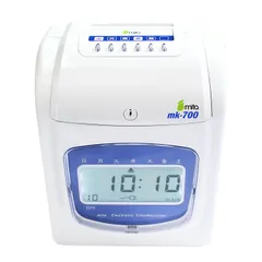 【動作確認済】【中古】訳あり mita 電子タイムレコーダー MK-700 ホワイト系