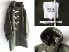 FOKAI ダッフルコート ブラック×カーキ - メルカリ