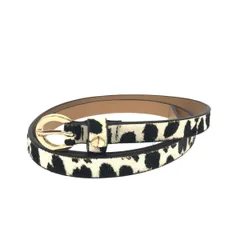 Kate spade ケイトスペード ベルト 表記サイズ:M ハラコ/レオパード柄    ホワイト/ブラウン レディース / 240001189908のサムネイル