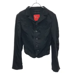 Y's Red Label ワイズ レッドレーベル ウールクロップドジャケット YL-J61-165 ブラック 1のサムネイル