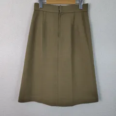 UNITED ARROWS ユナイテッドアローズ スカート 無地 ブラウン 36サイズ レディース 古着 シンプル クラシック