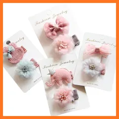 【新品】 ヘアクリップ 前髪クリップ ヘアピン キッズ かわいい ガール かみどめ ヘアアクセサリー (DN14-8T) 1