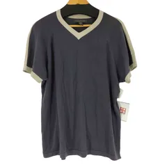 バナナリパブリック BANANA REPUBLIC Vネック S/S コットンニット メンズ import：M 
