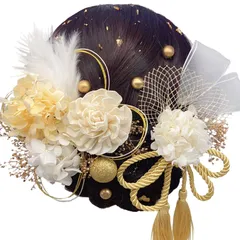 【人気商品】【新着商品】羽 リボン 造花 和装 かすみ草 ヘアアクセサリー 和玉 手作り 造花飾り ドライフラワー 結婚式 袴 浴衣 七五三 卒業式 T5033 着物 振袖 水引 髪飾り 成人式 9色展開 [JZOON]
