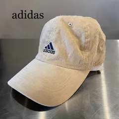 『adidas』アディダス コーデュロイワンポイントロゴキャップ
