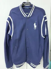 ポロ ネイビー AO ベースボール ジャケット