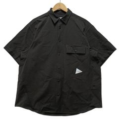 AND WANDER アンドワンダー 574-5143027 dry breathable SS shirt シャツ チャコール サイズXL 正規品 / 54126