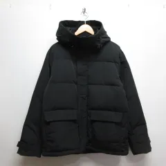 アーバンリサーチ URBAN RESEARCH フーデッド ダウン ジャケット 40 黒 ブラック ダブルジップ アウターのサムネイル