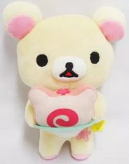 [중고] 봉제인형 코리락쿠마 벚꽃 라떼 인형 [리락쿠마]