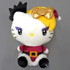 【中古】ぬいぐるみ yoshikitty(ヨシキティ) クリスマスBIGぬいぐるみ 「YOSHIKI×ハローキティ」 ラウンドワン限定