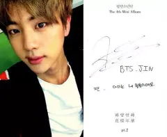 【中古】コレクションカード(男性) BTS(防弾少年団)/JIN/4th Mini Album：「花様年華 Pt.2 (ランダムカバーバージョン)」封入トレカ
