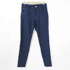 フィラ FILA GOLF ゴルフ スポーツウエア パンツ ストレッチ 裏起毛 防寒 紺 ネイビー L