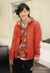 【中古】生写真(ジャニーズ) 5忍者/元木湧/膝上・衣装赤黄色白・両手下/「JOHNNYS’ King ＆ Prince IsLAND」オリジナルフォト