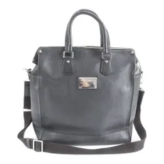 美品 ドルチェアンドガッバーナ D&G ドルガバ レザー 2WAY トート バッグ 斜め掛け ショルダー 通勤 本革 A4 メンズ REM DQ17-10【中古】