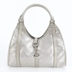 美品 グッチ ジャッキー GGインプリメ 203494 レザー トート バッグ 肩掛け ショルダー ハンド レディース REM DQ11-4【中古】