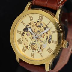 AUREOLE クラシック 裏スケルトン 自動巻 美品 - メルカリ