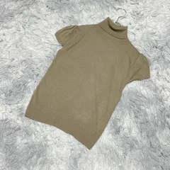 【INGNI】タートルネック半袖ニット (M) 大人カワイイ カジュアル