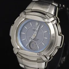 稼働 カシオ ベビーG ジーミズ MSG-1200D タフソーラー ブルー文字盤 アナデジ レディース腕時計 KRH 2000000 NSK