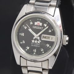 ORIENT スリースター 自動巻き ホワイト文字盤 ジャンク - メルカリ