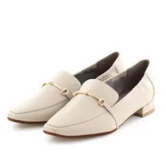 新品 HIMIKO/ヒミコ/カカトシャーリングソフトローファー/631102アイボリー240