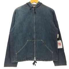 ドゥニーム Denime オリゾンティ期 DNM SPORTS ACTIVE WEAR Lee サンプリング ジップアップ デニム パーカー メンズ JPN：M のサムネイル