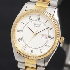 SEIKO セイコー クォーツ 7N83-0040 デイデイト コンビ 腕時計 - メルカリ