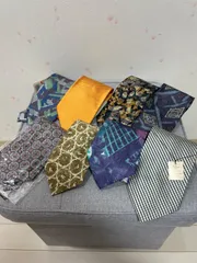 ネクタイ 8本まとめ売り オールシルク 未使用 GHERARDINI renoma メンズ