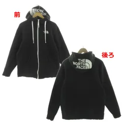ザノースフェイス THE NORTH FACE リアビュー フルジップ フーディ REARVIEW FULLZIP HOODIE NT11530 スウェットパーカー ロゴ刺繍 裏起毛 ブラック 黒 L