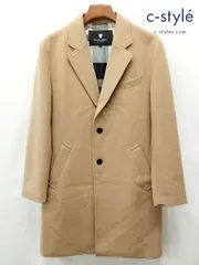 B596 [人気] BLACK LABEL CRESTBRIDGE ブラックレーベルクレストブリッジ チェスターコート M ベージュ系 51F64-864-42 | ★