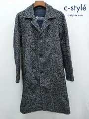 P811 [秋冬][人気] HERNO ヘルノ ロングコート 44 ネイビー系 中綿 バルカラー イタリア製 CA0073U-33154-9200 | ★