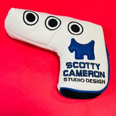 スコッティキャメロン　新作パターカバー　ホワイト❎ブルー　検索スコッチキャメロンパターカバー