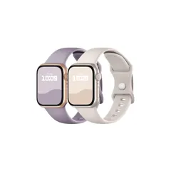 コンパチブル Apple Watch バンド 41mm 40mm 38mm 42mm アップルウォッチ バンド シリコン製 スポーツバンド iwatch Series 11/10/9/8/7/SE/6/5/4/3/2/1 交換ベルト 通気 柔らかい 防水  0