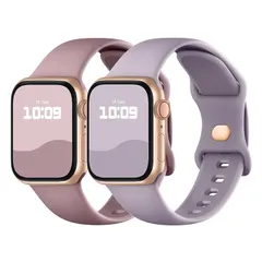 コンパチブル Apple Watch バンド 41mm 40mm 38mm 42mm アップルウォッチ バンド シリコン製 スポーツ iwatch Band Series 11/10/9/8/7/SE/6/5/4/3/2/1 交換ベルト 通気 柔らかい 防 1