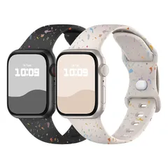 コンパチブル Apple Watch バンド 49mm 46mm 45mm 44mm 42mm アップルウォッチ バンド シリコン製 スポーツバンド iwatch Series 11/10/9/8/7/SE/6/5/4/3/2/1/Ultra/Ultra2 0