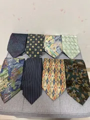 ネクタイ 8本まとめ売り オールシルク BALLY marie claire など メンズ
