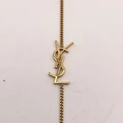 【中古】SaintLaurent ブレスレット ゴールドカラー 長さ20cm サンローラン[17]のサムネイル