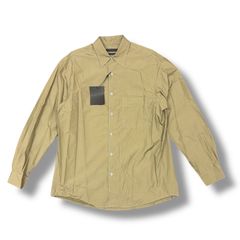YOKE ヨーク』オープンカラーロングシャツ ドロップショルダー