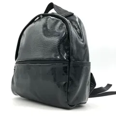 ディーゼル DIESEL リュック バックパック エナメル調 ブラック 黒