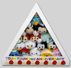 【中古】ぬいぐるみ ディズニーキャラクター 2周年記念セット ぬいぐるみ ミニ(S) 「ディズニー TSUM TSUM -ツムツム-」 ディズニーストア限定