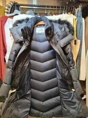 THE NORTH FACE ザノースフェイス レディース ダウンジャケット ロング丈 ブラック ファー フード