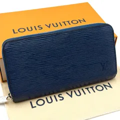 ルイヴィトン LOUIS VUITTON エピ ジッピーウォレット アンディゴブルー 長財布 新型 ラウンドファスナー お札入れ 男女兼用 ブルー 青 M61873