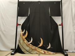平和屋着物□極上 夏物 本場筑前博多織 八寸名古屋帯 紗献上 流水間道