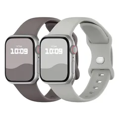 コンパチブル Apple Watch バンド 41mm 40mm 38mm 42mm アップルウォッチ バンド シリコン製 スポーツバンド iwatch Series 11/10/9/8/7/SE/6/5/4/3/2/1 交換ベルト 通気 柔らかい 防水  0
