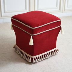 フランフラン ANNA SUI コラボ オットマン スシールダークレッド
