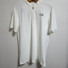THE NORTH FACE ザノースフェイス 白 半袖 ジップアップ Tシャツ