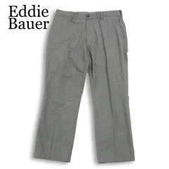 Eddie Bauer エディーバウアー COOLMAX 春夏★ バーズアイ ストレッチ スラックス パンツ Sz.34 メンズ アウトドア 大きいのサムネイル
