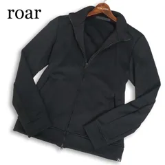 roar ロアー 二丁拳銃 クロスガン スワロフスキー★ 通年 ジップ ジャージ ブルゾン ジャケット Sz.2 メンズ 黒 日本製のサムネイル