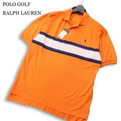 【新品 未使用】 POLO GOLF RALPH LAUREN ポロ ラルフローレン ゴルフ 春夏★ 半袖 ロゴ刺繍 鹿の子 ポロシャツ Sz.M メンズ