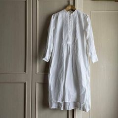 新品》Pale Jute×chizu kobayashi 刺繍リネンワンピース - メルカリ