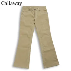 Callaway キャロウェイ ゴルフ 通年★ ツイル ストレッチ シューカット スラックス パンツ Sz.M メンズのサムネイル
